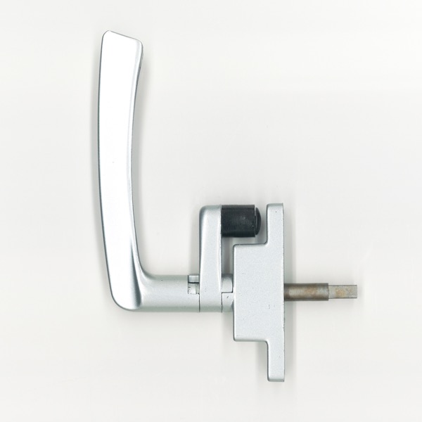 ビル用ハンドル　色 : シルバー　外召合せ框用 (アーム付)　A8ATL45L