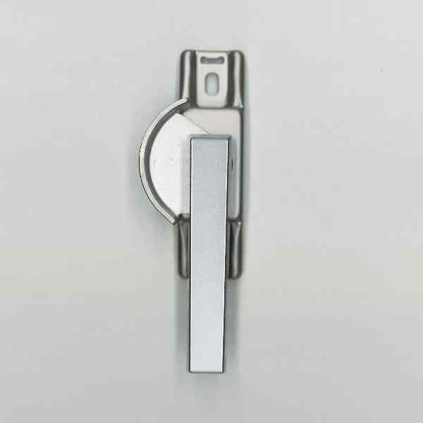 ビル用クレセント　(L)　色 : シルバー　ハンドル75mm仕様　A8CL1014L-01