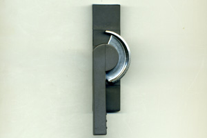 ビル用クレセント　(R) (Wロック付)　ハンドル=60mm　色 : KG　BBJ043-R-KG