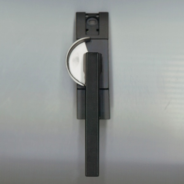 ビル用防音障子ハンドル　刻印 : ATL-386R　防火仕様　色 : ブラック　ロック無　　S8ATL386R