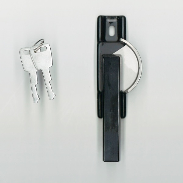 ビル用キー付クレセント　(R)　ブラック　S8CL1015R